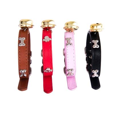 China Wholesales Dog Collar Viable Leather Adjustable Dog Collar And Leash Set for sale