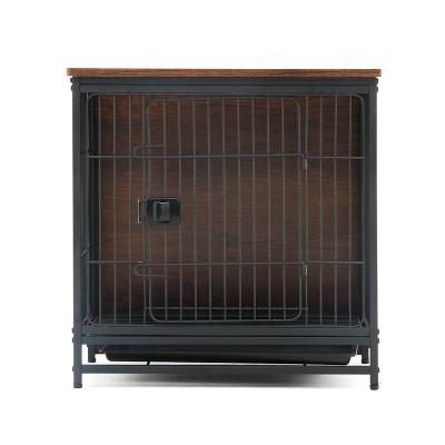 China New Arrival Household Breathable Luxury Outdoor Heavy Duty Wood Metal Windproof Dog Cage Dog House for sale