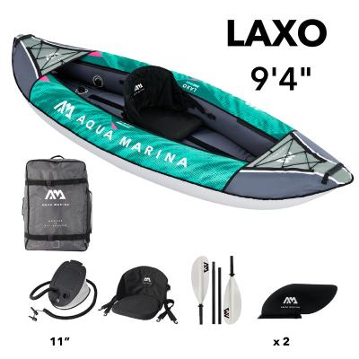 China New Design PVC Laxo LA-380 Famliy 2+1 Person Kayak and Inflatable Ocean Kayak for sale