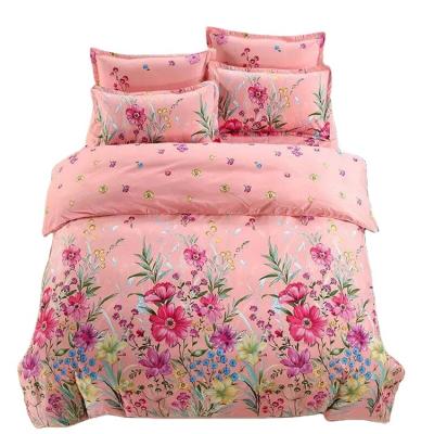 China Sustainable Hot Sale 3d Printing 100% Cotton Fabric Bedding Set Bed Sheets for sale