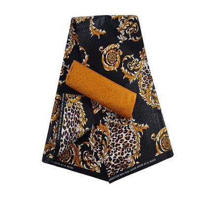 China Factory Direct Double Faced 100% Polyester Wax Print A Variety Of Colors African Wax Print Fabric For Garment Dress for sale