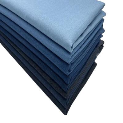 China Flame Retardant 100% Cotton Combed Stock Twill Lots Jeans Fabric for sale