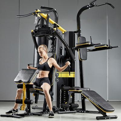 China Multi Functional 3 Station Gym Trainer Pro Bodybuilding SD-M6 Universal Deluxe Workout System For Sale for sale