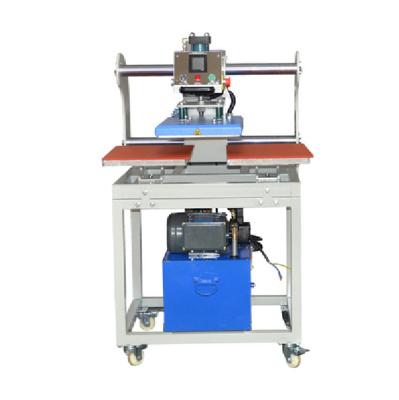 China Hotels China Made Semi Automatic Hydraulic Double SKU 4060 Heat Press Machine With Oil for sale