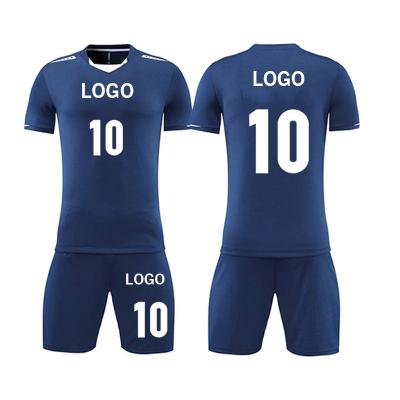 China Sets Summer Adult Kids Customized Wholesale LOGO Design Soccer Shirt Tank Top Set Football Jersey Set Blank for sale