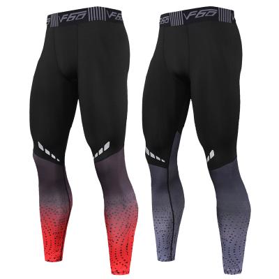 China Customized LOGO Running Compression Pants Gym Gaiters Men Sports Pants Men Quick Dry Anti-UV Male Fitness Training Pants Workout Clothing for sale