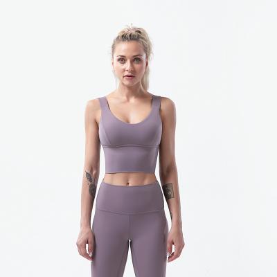 China 2022 Customized Wholesale Low Price Breathable Slimming Seamless Fitness Women Yoga Sexy Sports To Lift Up Running Fitness Bra for sale