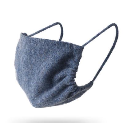 China Luxurious Winter Knitted Cashmere Face Mask 100% Pure Cashmere for sale