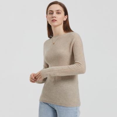 China 100% Custom Made Women's Factory Direct Sweater Pullover Winter Sweater Breathable Crew Neck Cashmere Top for sale