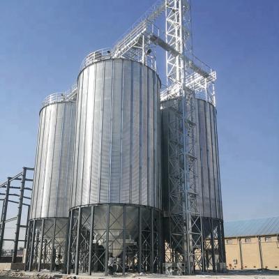 China Hot sale 1000ton hopper bottom steel grain silo rice corn storage silo for sale