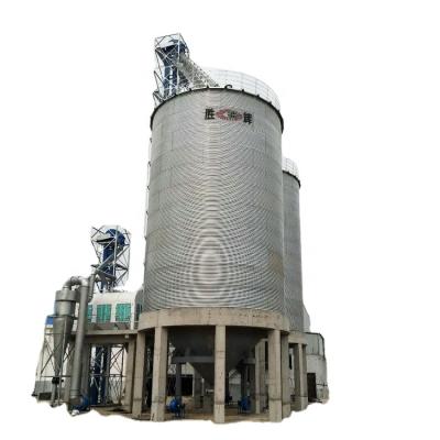 China hopper and flat bottom assembly steel grain storage silo for sale