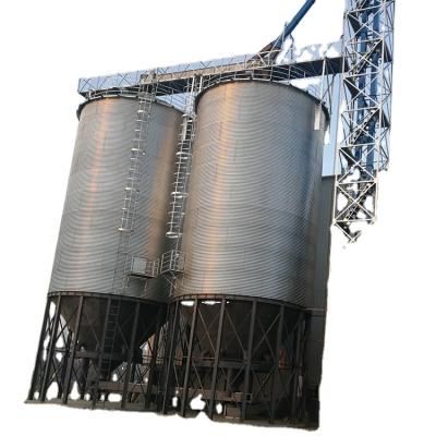 China China factory corrugated sheet metal flat bottom grain bins maize silos for sale for sale