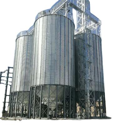 China Metal grain storage hopper bottom silo bins for feed farm for sale