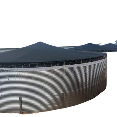 China Prefabricated water tank 319 cubic meter water storage tank for sale