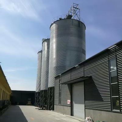 China Long working life 300ton flat bottom oil storage silo for maize corn grain for sale