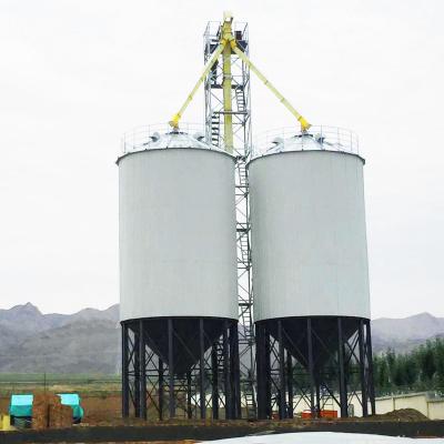 China High quality 100ton cone bottom fiberglass poultry feed silo for paddy storage for sale