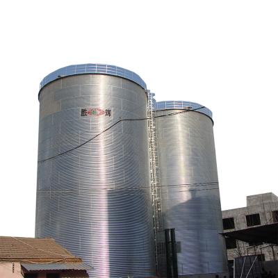 China China Manufacture Galvanized Steel Grain Storage Silo Chicken Feed Bin Poultry Farm Feed Bins 500 tons 1000 tons 2000tons for sale