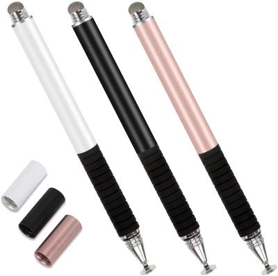 China New Aluminum Professional Cheap Logo Made Anti Distraction Smart Squeezing Double Fine Touch Intuitive Capacitor Stylus Pen for sale