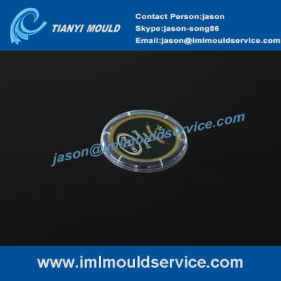 China 4 cavities IML thin wall injection mold, Precise plastic IML thin wall mold, IML moulding for sale