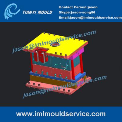 China plastic thinwall ice cream container mould, designing for thin wall ice cream tub mould for sale