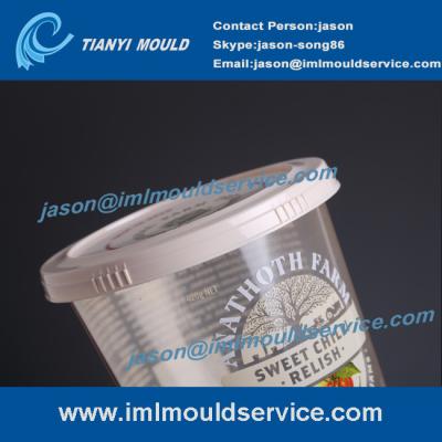 China 400ml plastic for thinwall injection mould products,plastic thinwall sweet containers mold for sale