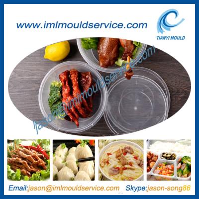 China disopsable 1500ml food grade PP microwavable plastic safe bowls mould for sale