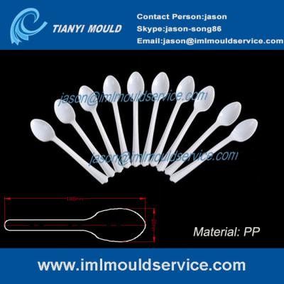 China exporter and Manufacturer of PP disposable white plastic spoon mold for sale