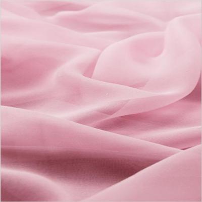 China Pure white silk fabric 10MM simple pure chiffon silk fabric chiffon fabric for sale