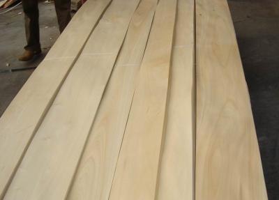 China Sliced Cut Natural Chinese Maple Wood Veneer Sheet for sale