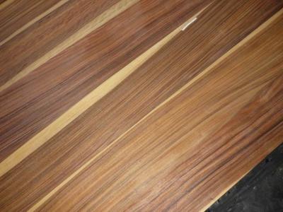 China Natural Santos Rosewood Wood Veneer Sheet Crown/Quarter Cut for sale