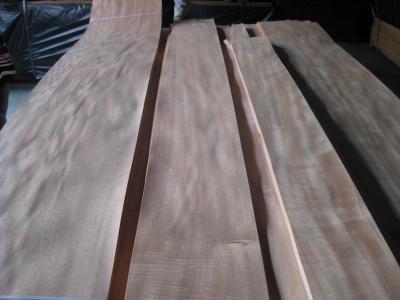 China Natural Okoume Wood Veneer Sheet Crown/Quarter Cut for sale