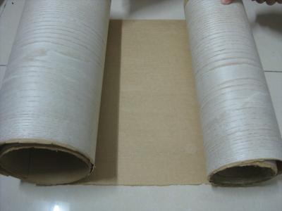 China Chapa de madera natural cortada Rolls con el paño grueso y suave apoyado en venta