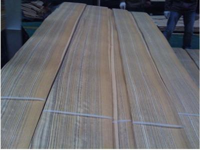 China Natural Wood Sliced Veneer For Luxury Articles , African Teak Sheet for sale