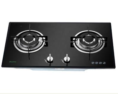 China 73cm Burners Tempered Glass Gas Stove Gas Hob Gas Cooker To 2 Household Kitchen Appliances BH288-10 for sale