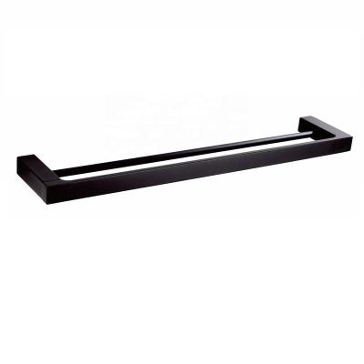 China OLANG Eco - Friendly Project Hotel Bathroom Accessories Black Towel Rack for sale