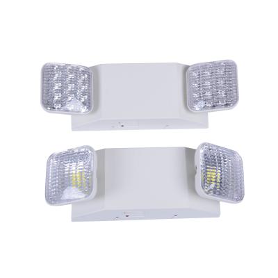 China Household Emergency Lighting Wholesale U L Emergency Light Listed Battery Backup Emergency Led Wall Mounted Light 2 Head for sale