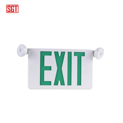 China Commercial UI cUI Listed Battery Backup Compact Emergency Exit Led Exit Light Emergency Combo Light for sale