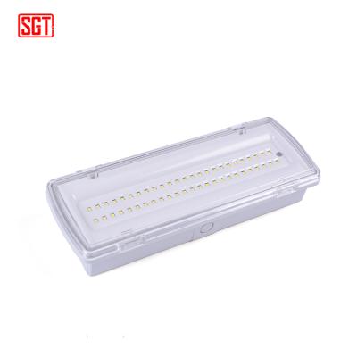 China Commercial CE RoHS Certified Waterproof Emergency Bulkhead Light Emergency Light ip65 for sale