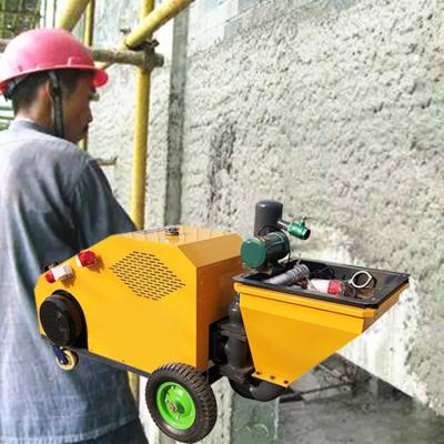 China Cheap Construction 220V 15M3/H Wall Building Plastering Machine Mortar Spray Machine Automatic Spray Painting Machine for sale