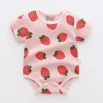 China New 100% Cotton Baby Kids Cartoon Romper Long Sleeve 100% Rising Romper for sale