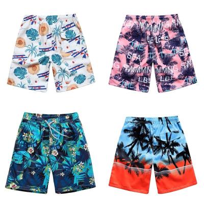 China Men's QUICK-DRY Summer QUICK-DRY Beach Pants,Quick-drying Casual Loose Floral Pants for sale