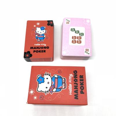 China Customized Mahjong Poker Playing Card Games Printing With Matt Lamination for sale