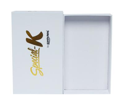 China White Cardboard Foil Stamping Electronics Packing Boxes For Electronic Cigarette for sale