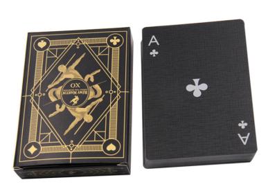 China Gold Foil Printable Playing Cards Linen Finish CMYK PMS for sale