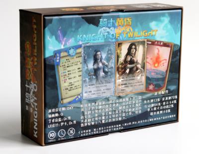 China SGS 149 Cards Custom Game Card Printing With Rigid Box Packaging CMYK for sale