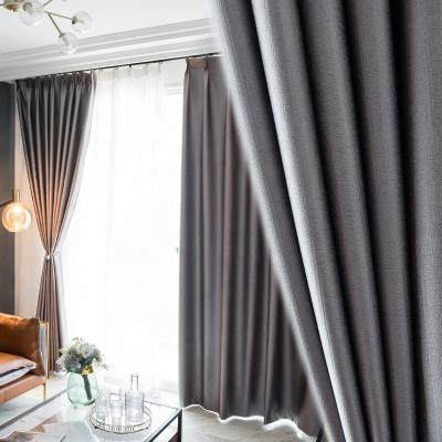 China Wholesale High Quality Luxury Ready Made Blackout LOSPRING Blackout Velvet Soft Curtain For Living Room Dropshipping for sale