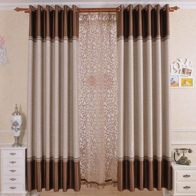 China Blackout LOSPRING factory direct supply European style rattan embossed curtain fabric for living room curtains for sale