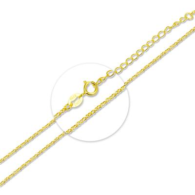 China POLIVA Environmental Friendly Custom Jewelry Plated Charm Necklaces Wedding Chain Ancher Fashion Gold Chain Designs in Dubai Silver 925 Sterling Silver for sale