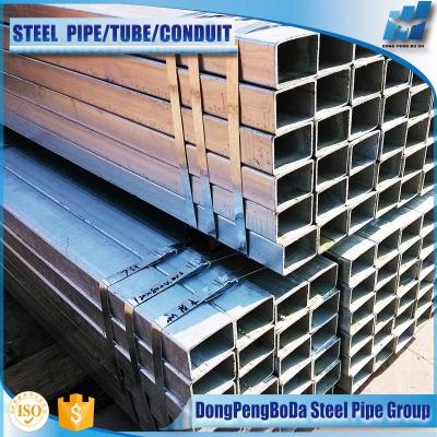 China Structure Pipe 275 Gsm Galvanized Steel 80x80 Square Tube For Fence Post for sale