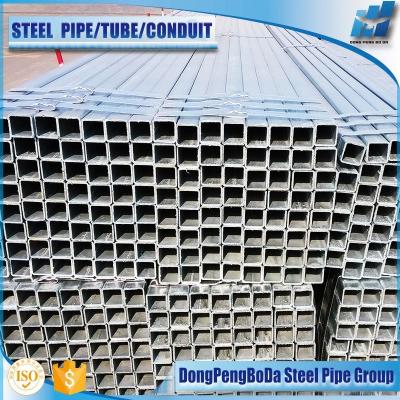 China Hot dip galvanized pipe structure ASTM A500 erw shs rhs price for sale